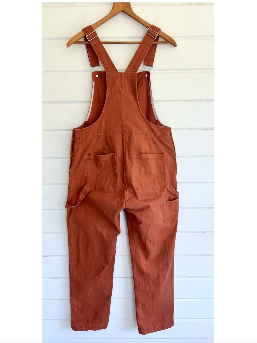 WILDFANG The Essential Overall in Burnt Orange - S - Picture 5 of 13
